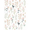 Clearance ESTAhome Wandtattoo Blumen Weiß Rosa und Grün 47,5 cm x 66 cm 156114