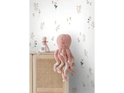 Clearance ESTAhome Wandtattoo Blumen Weiß Rosa und Grün 47,5 cm x 66 cm 156114