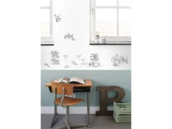 New ESTAhome Wandtattoo Dschungeltiere Schwarz-Weiß 47,5 cm x 66 cm 156106