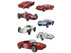 ESTAhome Wandtattoo Sportwagen Rot Weiß und Blau 47,5 cm x 66 cm 156108