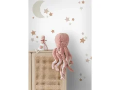 ESTAhome Wandtattoo Sternenhimmel Sandbraun und Terrakotta 47,5 cm x 66 cm 156110