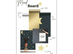 ESTAhome Wandtattoo Sternenhimmel Gelb 33 cm x 47,5 cm 156120