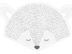 ESTAhome Wandtattoo Tierköpfe Hellgrau 70 x 46,5 cm 158969