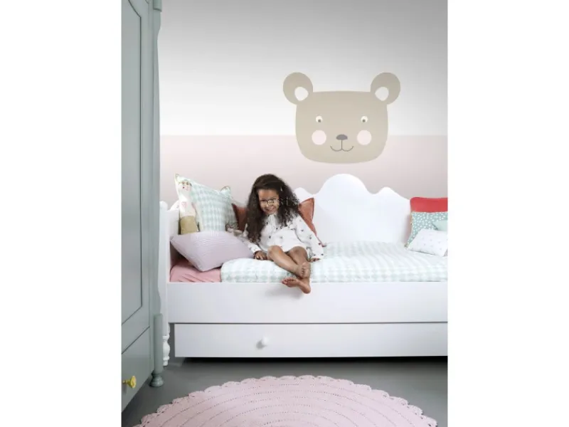 ESTAhome Wandtattoo Tierköpfe Beige 70 x 55 cm 158972