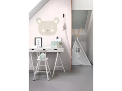 ESTAhome Wandtattoo Tierköpfe Beige 70 x 55 cm 158972