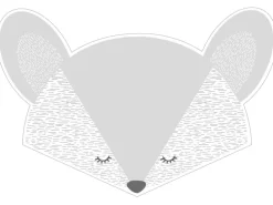 New ESTAhome Wandtattoo Tierköpfe Hellgrau 70 x 48 cm 158968