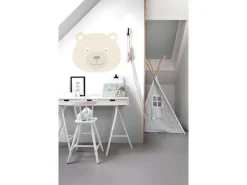 Sale ESTAhome Wandtattoo Tierköpfe Beige 70 x 62 cm 158971