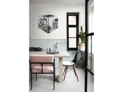 Discount ESTAhome Wandtattoo Tropische Landschaft Mit Palmen Schwarz-Weiß 70 x 81 cm 159000