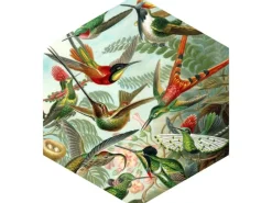 ESTAhome Wandtattoo Vögel Dschungelgrün 70 x 81 cm 158999