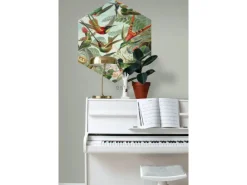 ESTAhome Wandtattoo Vögel Dschungelgrün 70 x 81 cm 158999