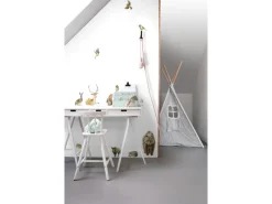 ESTAhome Wandtattoo Waldtiere Braun 47,5 cm x 66 cm 156102