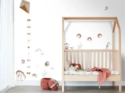 ESTAhome Wandtattoo Waldtiere Braun 47,5 cm x 66 cm 156103