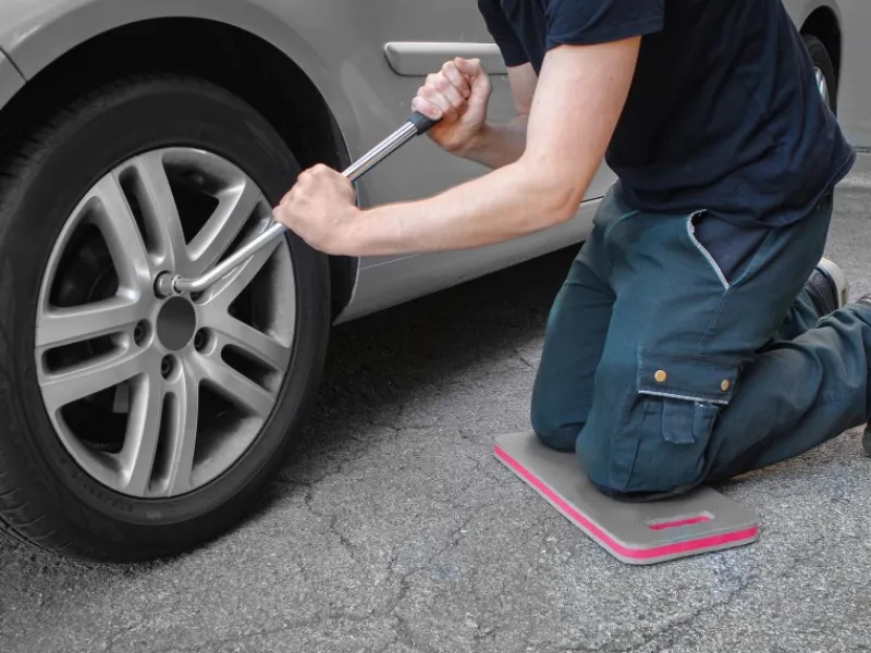 Eufab Kniekissen 45 cm x 21 cm x 2,8 cm