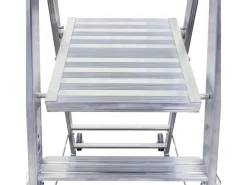 Euroline Premium 32677 Stufenstehleiter mit Großer Standplattform 6 Stufen