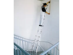 Euroline Premium 31621 Vario-Klappleiter mit Rollen 4x4 Sprossen