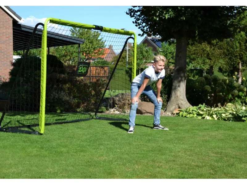 Exit Toys EXIT Tempo stählernes Fußballtor 300x200cm - grün/schwarz