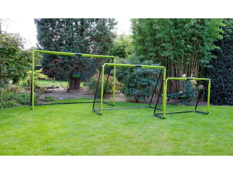 Exit Toys EXIT Tempo stählernes Fußballtor 300x200cm - grün/schwarz