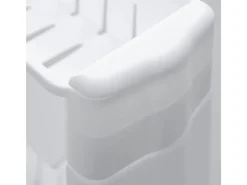 Sale eyepower 4er Nischenwagen mit Regalen und Rollen 12,5 cm Weiß