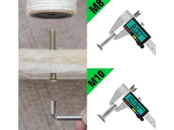 Clearance eyepower Ersatz-Sisalstamm für Katzen-Kratzbaum 20 cm Ø 9,2 cm M8