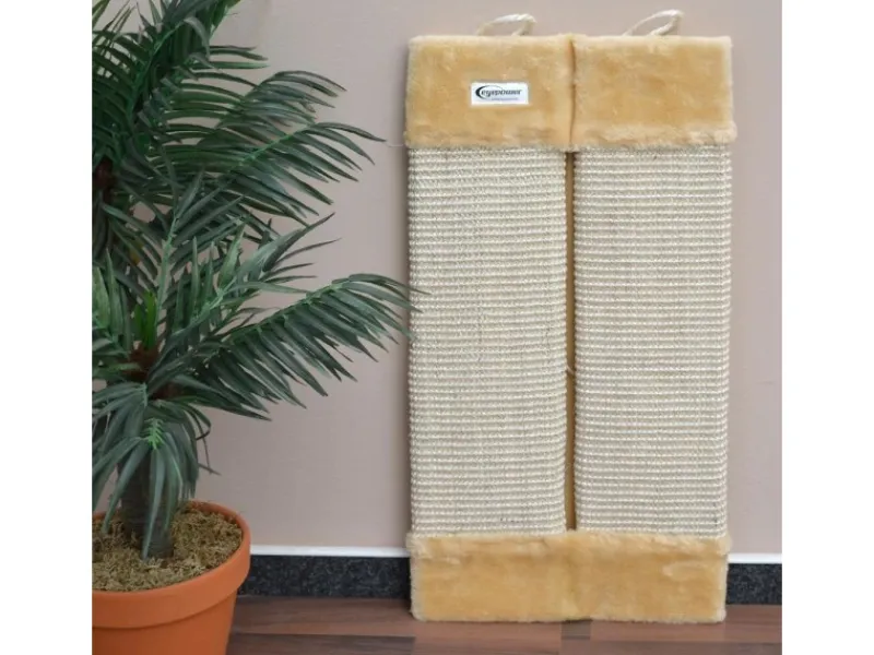 New eyepower Sisal Kantenschutz S für Innen- und Außenecken 50 x 22 cm Beige