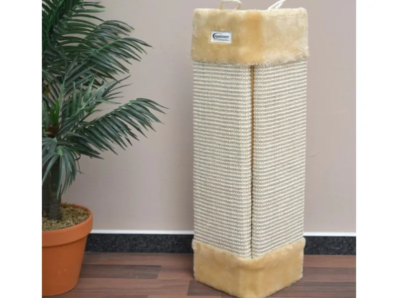 New eyepower Sisal Kantenschutz S für Innen- und Außenecken 50 x 22 cm Beige