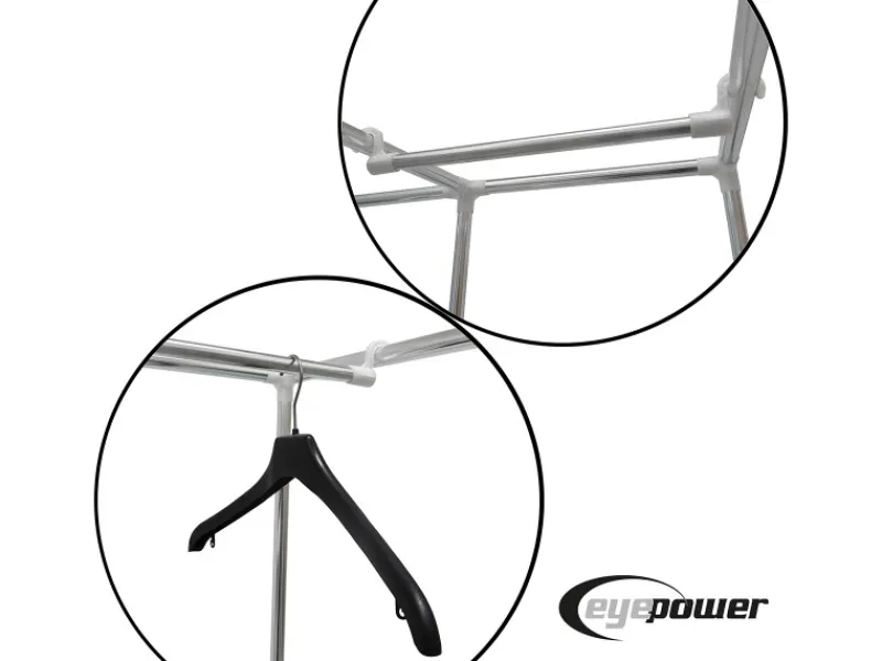 eyepower XL Kleiderschrank System 2 Schubladen 178 x 128 x 44,5 cm