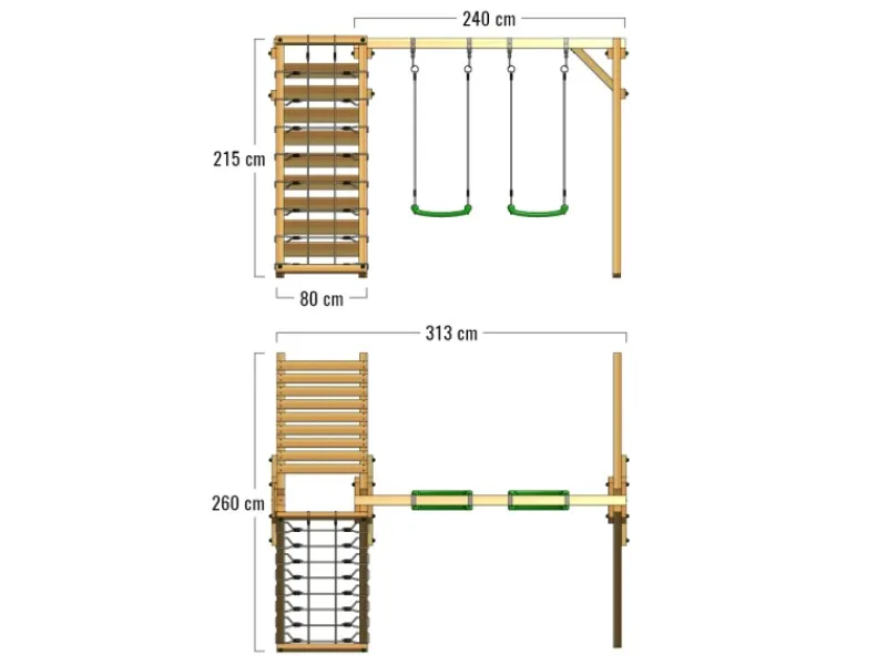 Fatmoose Schaukel JollyJungle