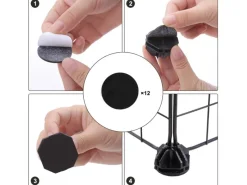 Sale Feandrea Freilauf 143 cm x 73 cm x 46 cm Weiß