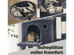 New Feandrea Kratzbaum 206 cm Rauchgrau