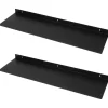 Outlet FIFITARA Wandregal 60cm 2er Set Aus Stahl Schwarz Pulverbeschichtet Schweberegal Wandboard Bücherregal Metallregal Mit Dübeln Und Schrauben