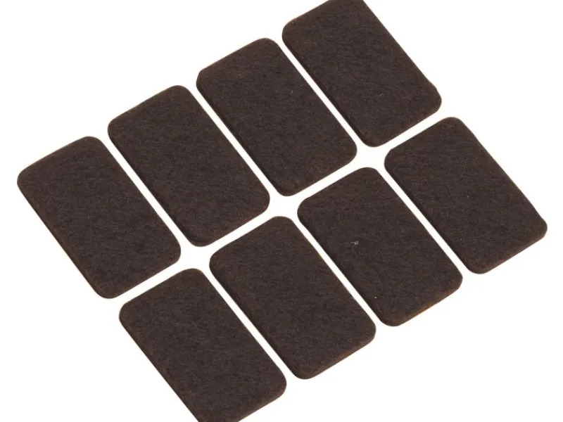 Filzgleiter Selbstklebend 22 mm x 36 mm 8 Stück Braun