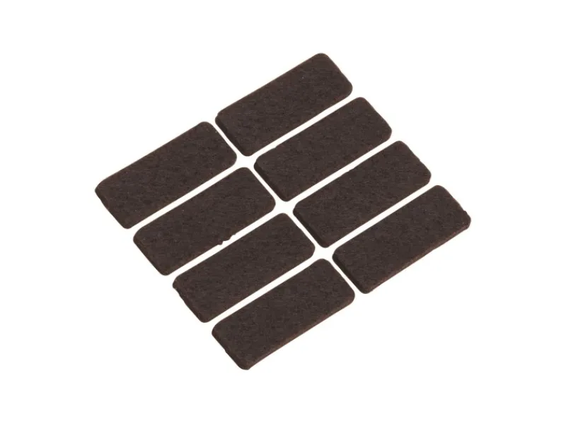 Discount Filzgleiter Selbstklebend 16 mm x 44 mm 8 Stück Braun