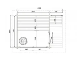 Hot FinnTherm Saunahaus Lizzy S