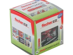 Hot Fischer Dübel DuoPower Ø 8 mm x 40 mm S LD mit Schraube