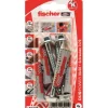 Fischer Dübel DuoPower Ø 10 mm x 50 mm S K 4 Stück mit Sicherheitsschraube