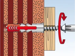 Sale Fischer Duopower 6 x 50 S K Dübel mit Schraube je 4 Stück