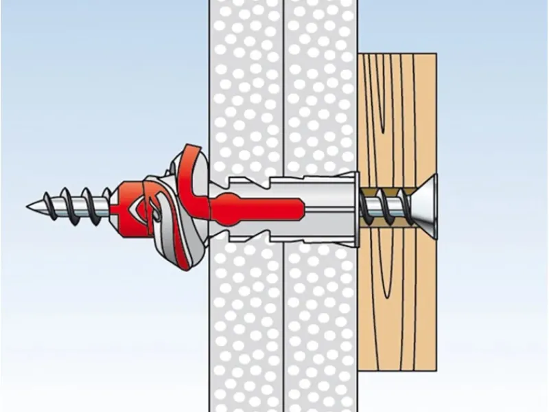 Fischer Duopower 8 x 65 S K Dübel mit Schraube je 4 Stück