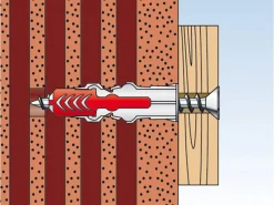 Fischer Duopower 8 x 65 S K Dübel mit Schraube je 4 Stück