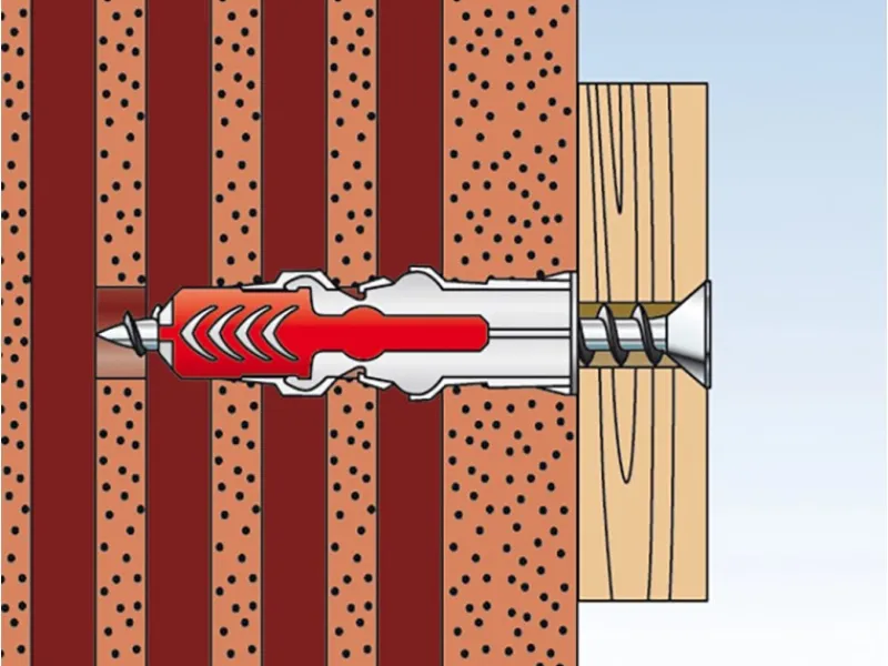 Fischer Duopower 8 x 65 S K Dübel mit Schraube je 4 Stück