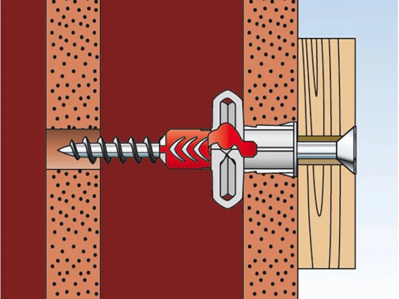 Fischer Duopower 8 x 65 S K Dübel mit Schraube je 4 Stück
