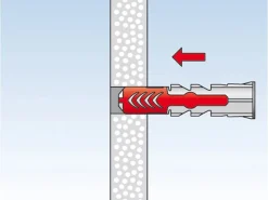 Fischer Duopower 8 x 65 S K Dübel mit Schraube je 4 Stück