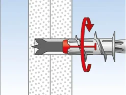 Hot Fischer Gipskartondübel Duoblade 40 Stück
