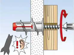 Hot Fischer Gipskartondübel Duoblade 40 Stück