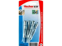New Fischer Hohlraum-Metalldübel HM 5 x 52 SK mit Senkkopfschraube je 4 Stück