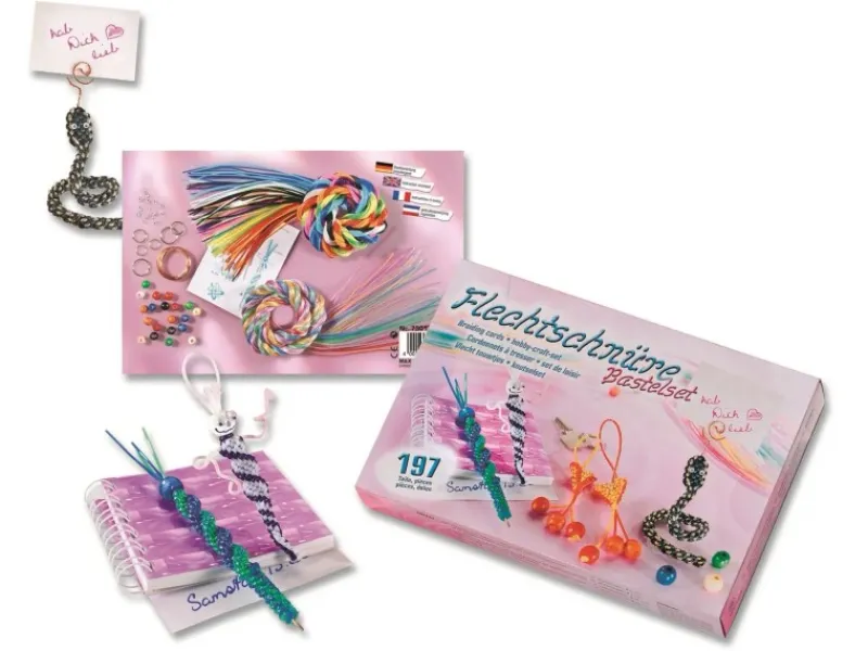 New Flechtschnur Bastel-Set 197 Teile