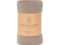 Fleece-Decke 125 cm x 150 cm Taupe