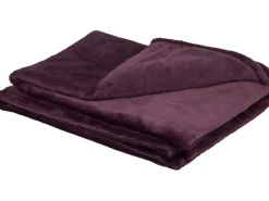 Fleece-Decke Blush Bordeaux 150 cm x 200 cm Lila