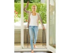 Best Fliegengitter Tür 2 x 65 cm x 220 cm Schwarz