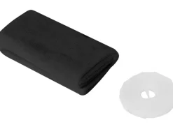 Best Fliegengitter Tür 2 x 65 cm x 220 cm Schwarz