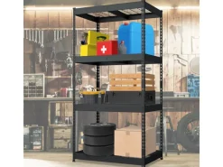 Floordirekt Schwerlastregal Yukon Rivet 4 Böden 180 x 90 x 60 cm